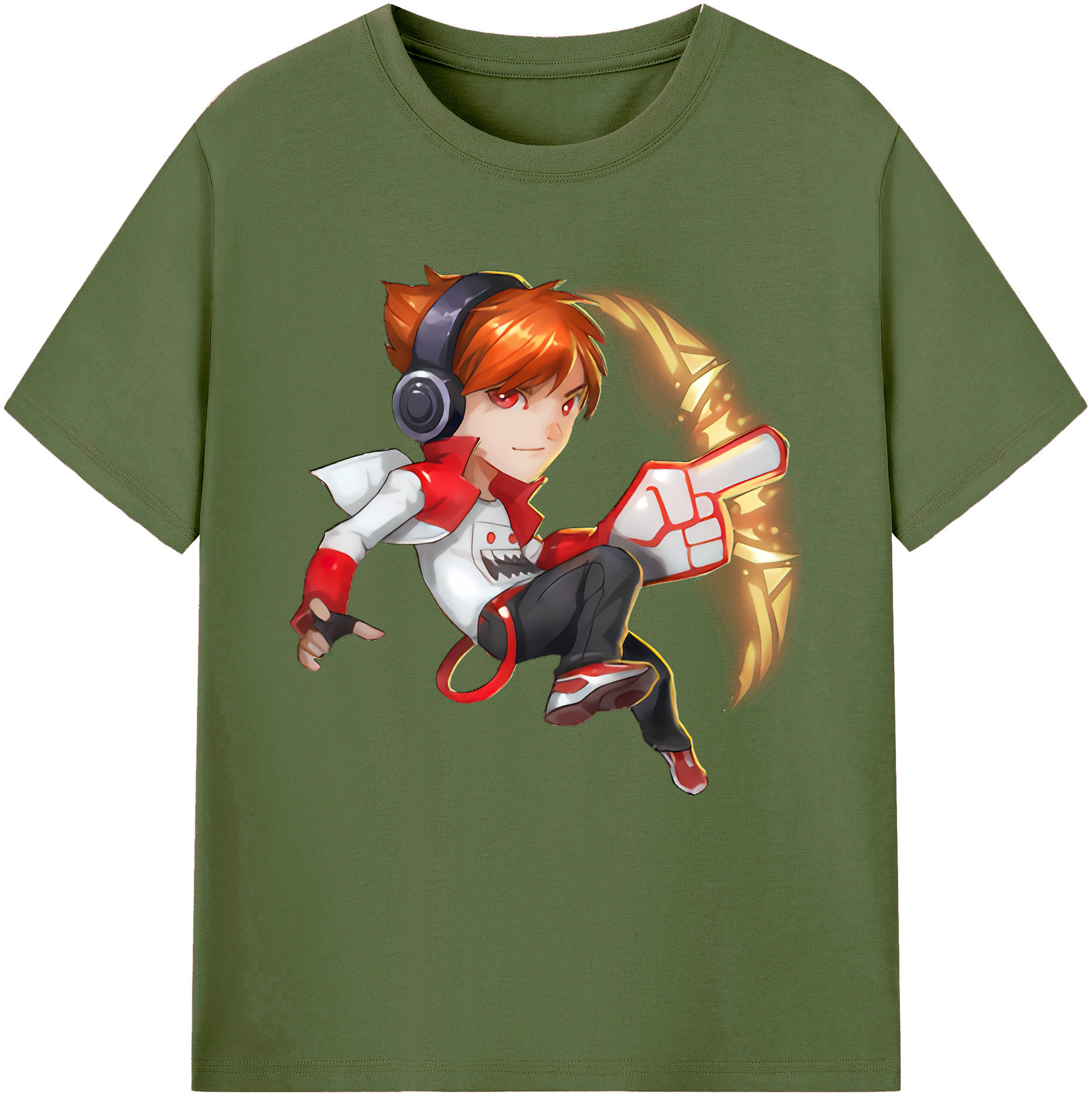 リーグ・オブ・レジェンド League of Legends LOL 綿100％半袖Tシャツ（フロントプリント）